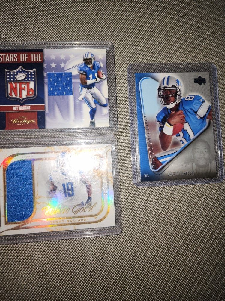 Detroit Lion Card Lot