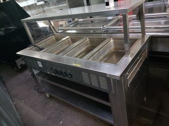 5 feet electric Steam table