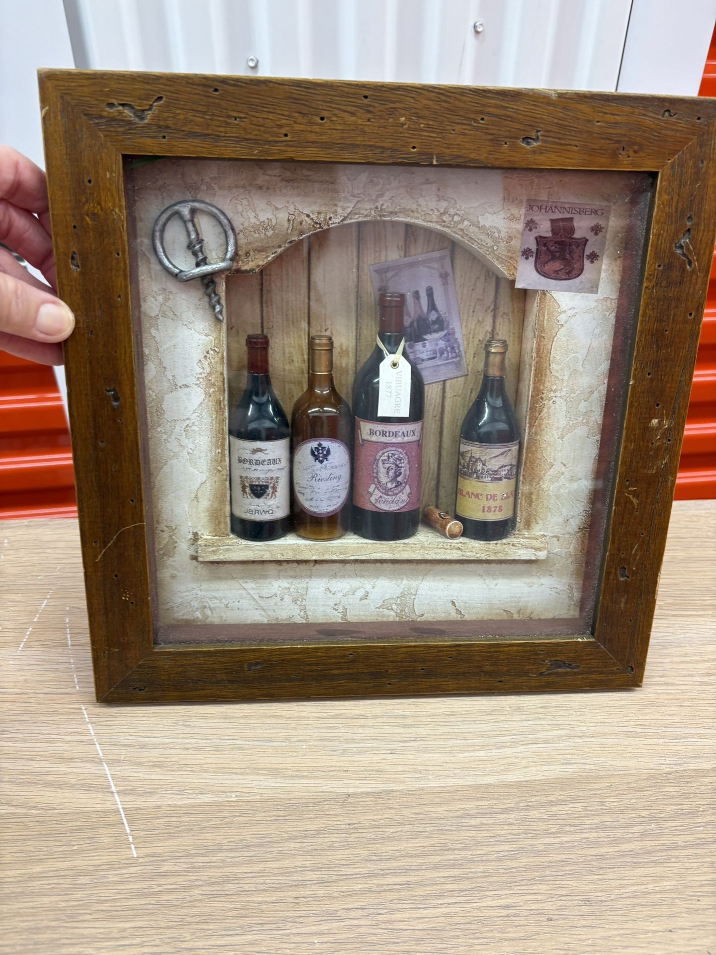 Shadowbox/picture/picture display/wine shadowbox