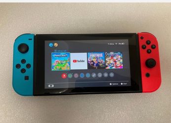 Nintendo Switch with Neon Joy-Cons