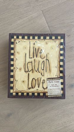 Live Laugh Love Photo Album-set of 2