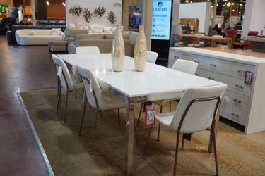 Dining Table — Moe's Home Collection (Glossy White)