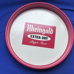 Rheingold Lager Beer - Steel Serving Tray