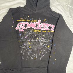 Sp5der Pink V2 Hoodie ‘black’
