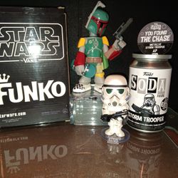 Star Wars Storm trooper And Boba Fett