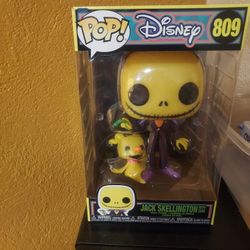 Jack Skellington And Zero Blacklight Funko Pop 