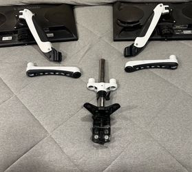 Dual Monitor Arm Mount with 2 monitors included