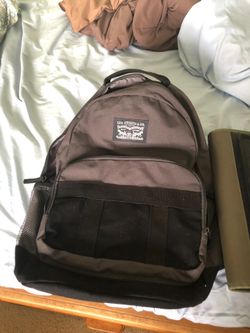 Levi Strauss backpack with binder