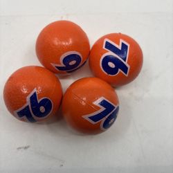 Lot of 4 Vintage Union 76 Ball 2" Antenna Topper Ball