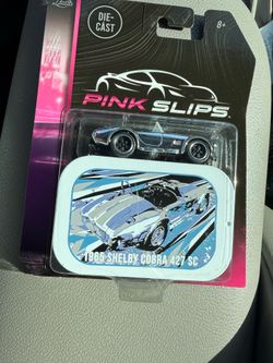 BRAND NEW 2026 Jada Toys Pink Slips 1965 Shelby Cobra 427 SC Chrome -CHASE