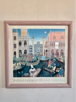 Thomas McKnight Venetian Tale Framed Art Print 1988