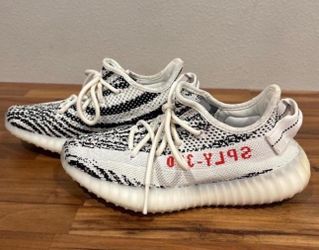 ADIDAS YEEZY BOOST 350 V2 ZEBRA SNEAKERS