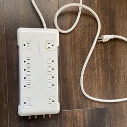 Monoprice 10 Outlet Power Surge Protector w/Sliding Safety Covers - 2880 Joules