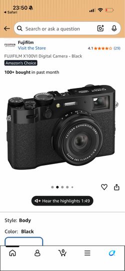 FUJI X100VI BRAND NEW