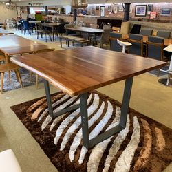  Square Live Edge Dining Table