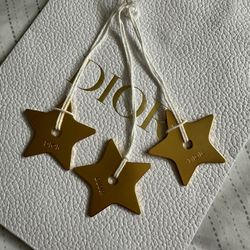 Dior Christian Dior star logo bag charm pendant key chain