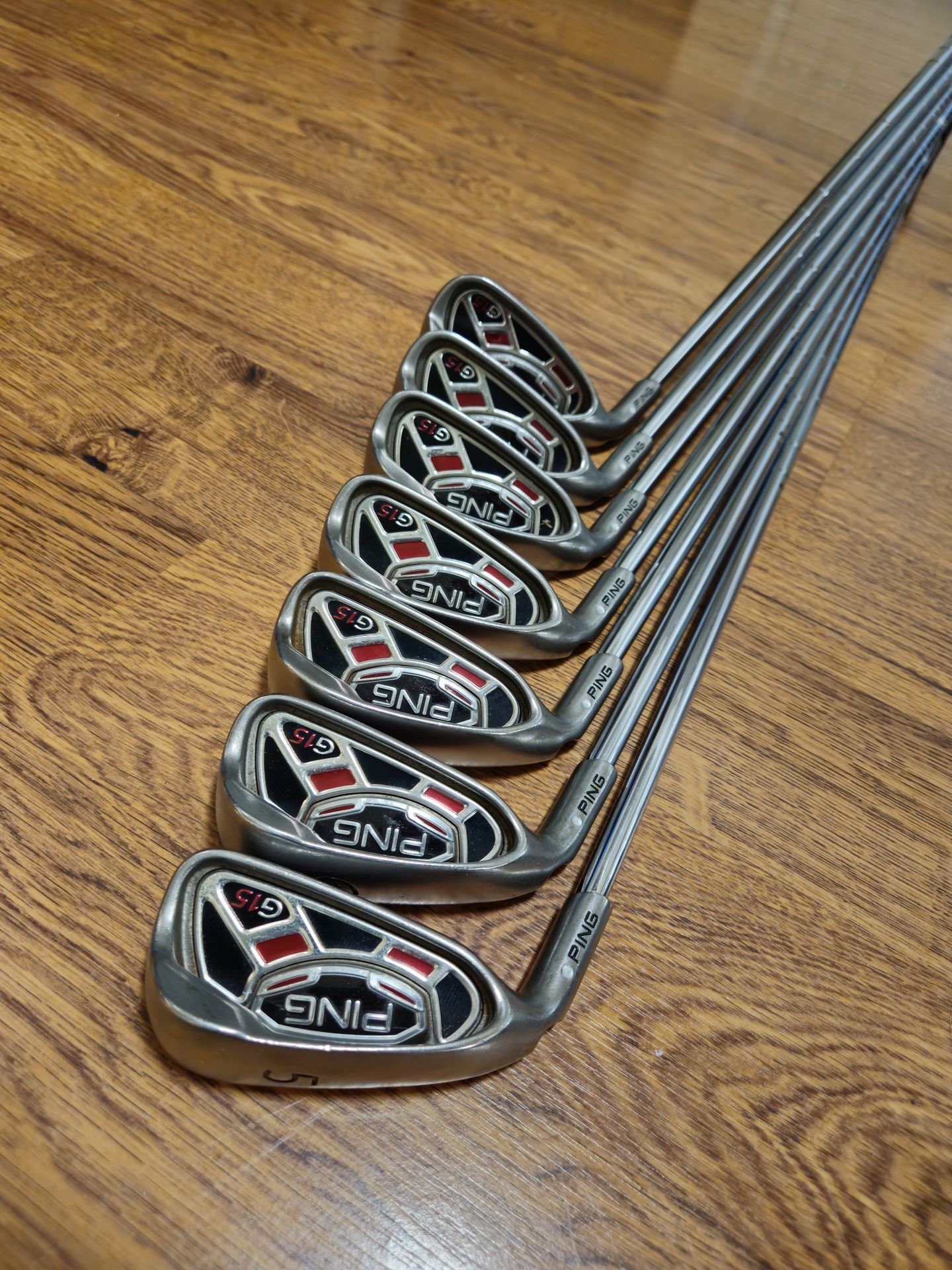 Ping G15 Left Handed Irons with 3wood and Hybrids