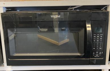 Black Whirlpool Over The Range Microwave (8-0001)