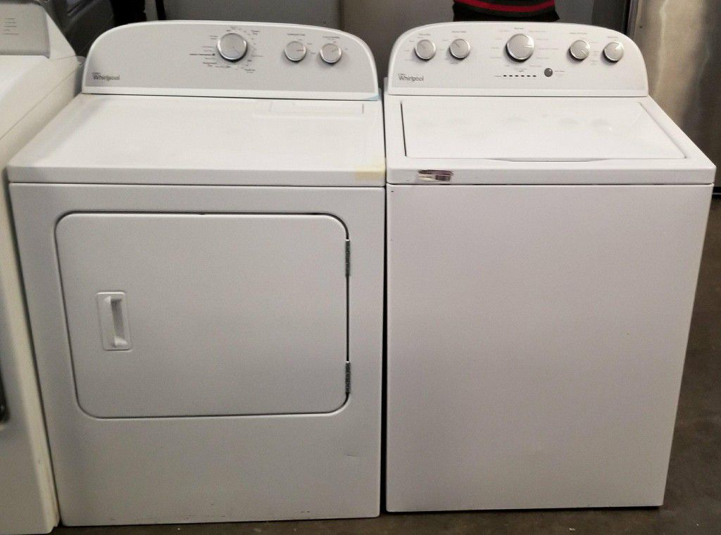 2018 Whirlpool Top Load Washer and Dryer Set - $499