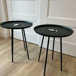 dims. Rove side tables mid century modern-ish