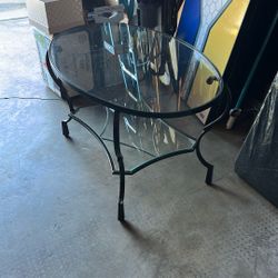 Glass Coffee Table 36 X 22 