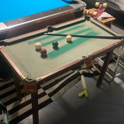 Vintage Mini Pool Table Kids
