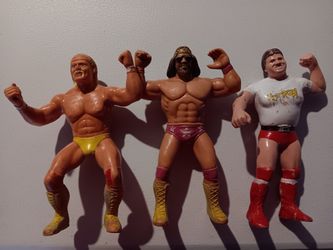 Original Wwf Superstars Hulk Hogan Randy Savage And Roudy Piper
