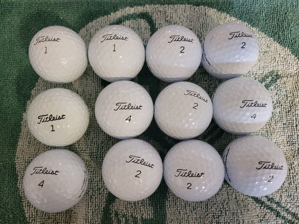 Titleist ProV1x Refurbished Golf Balls 12 mint