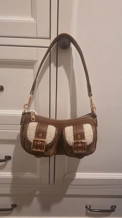 Tan coach bag