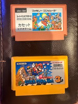 Super Mario Bros & 3 Nintendo FC Famicom HVC-SM