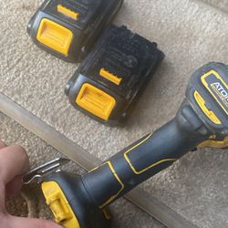 Dewalt Drill N Batteries 
