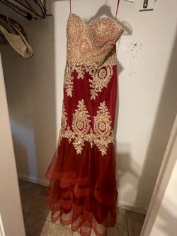 Small Burgundy Dress