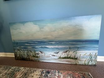 Beach Canvas Portrait