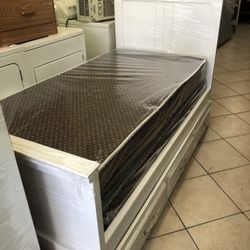 Cama Twin Size Con Cajones