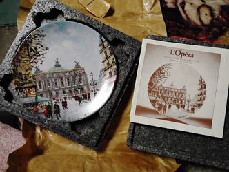 Opèra Garnier Vintage Plate