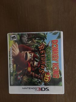 Nintendo 3ds donkey Kong returns 3d