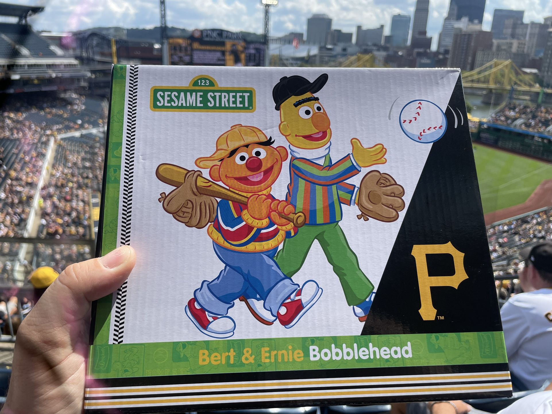 Bert and Ernie Pittsburgh Pirates Bobblehead