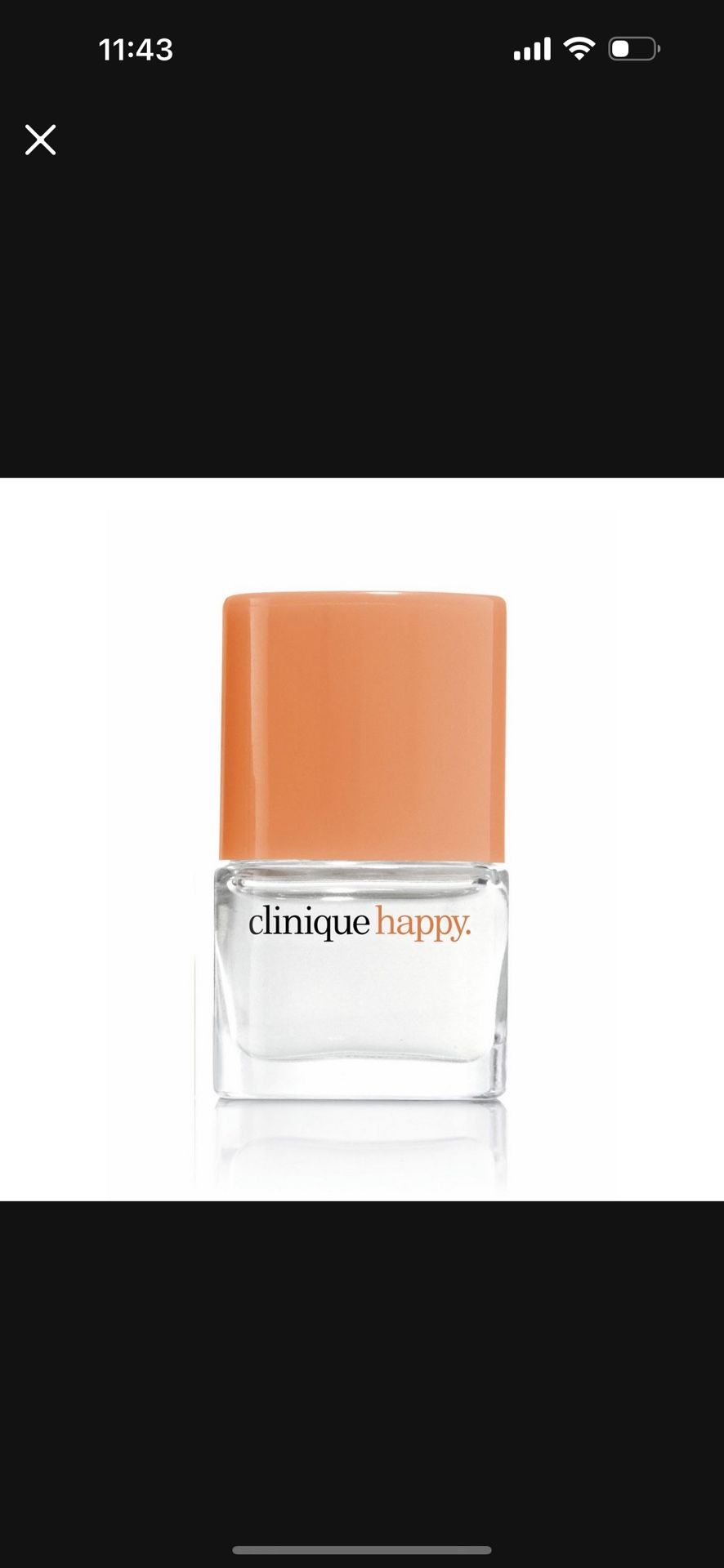 New— Clinique HAPPY . 4ml women’s fragrance