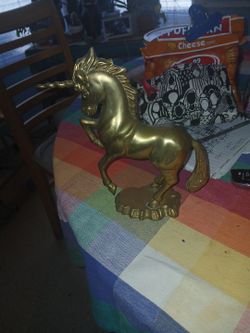 Solid BRASS Unicorn