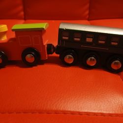 Wooden Magnetic Train Cars (Lot of 2)