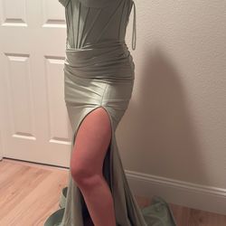 Sage Green Elegant/Prom Dress