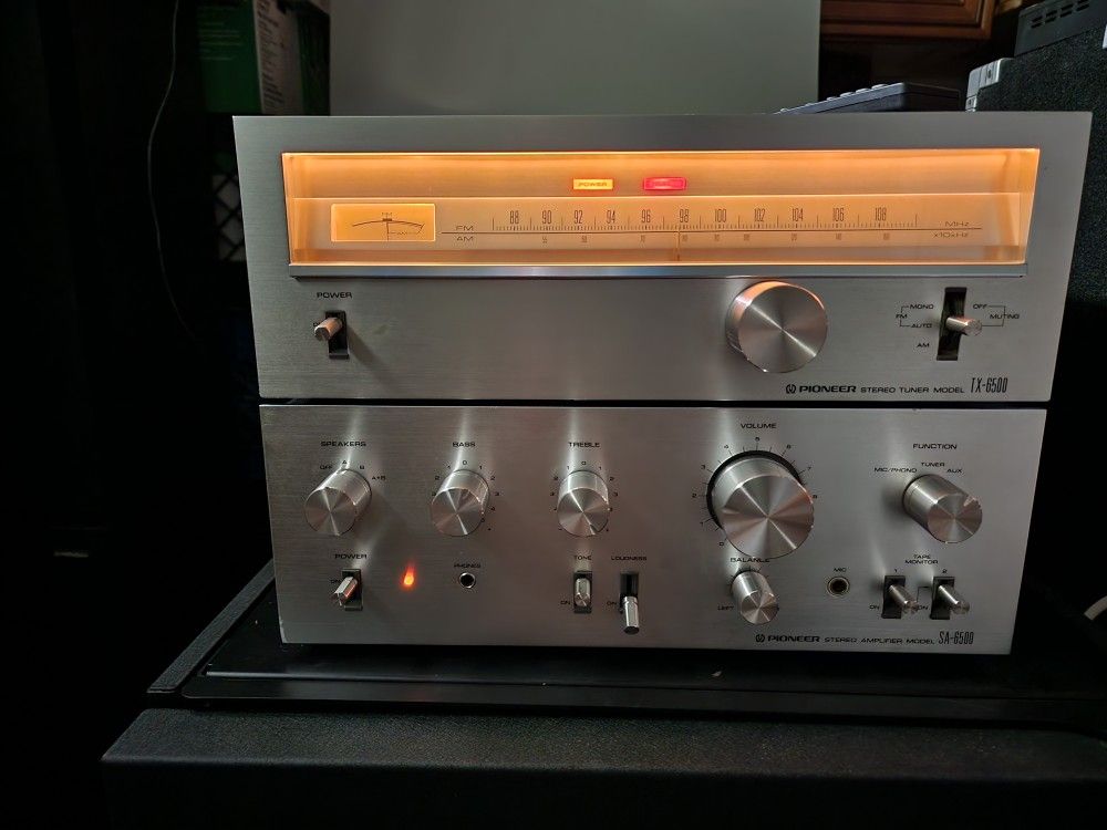 Vintage Pioneer SA-6500 TX-6500, Combo Serviced