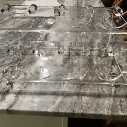Lucite Wine Rack