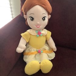 Disney Belle Stuffed Doll 21”