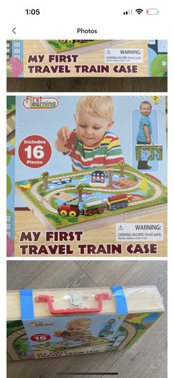 Wood Train Set New