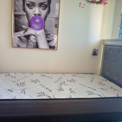 Twin Mattress With Bed Frame And Box Spring 
