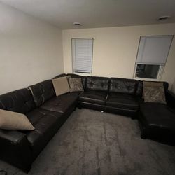 Leather Sectional Sofa 