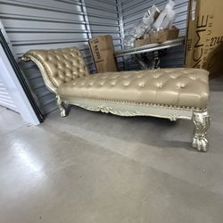 Chaise With End Tables 