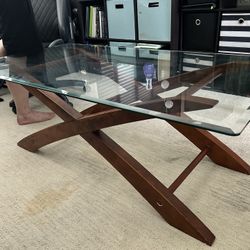 Glass Top Coffee Table