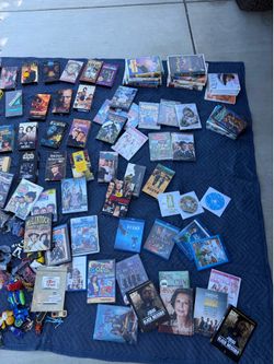 Huge DVD, VHS, Blu-Ray Sale $1